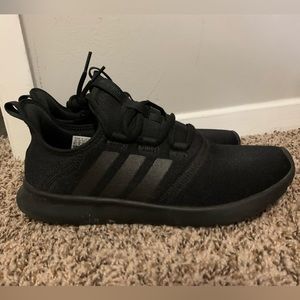 Adidas Cloudfoam Black Sneakers Size 9.5